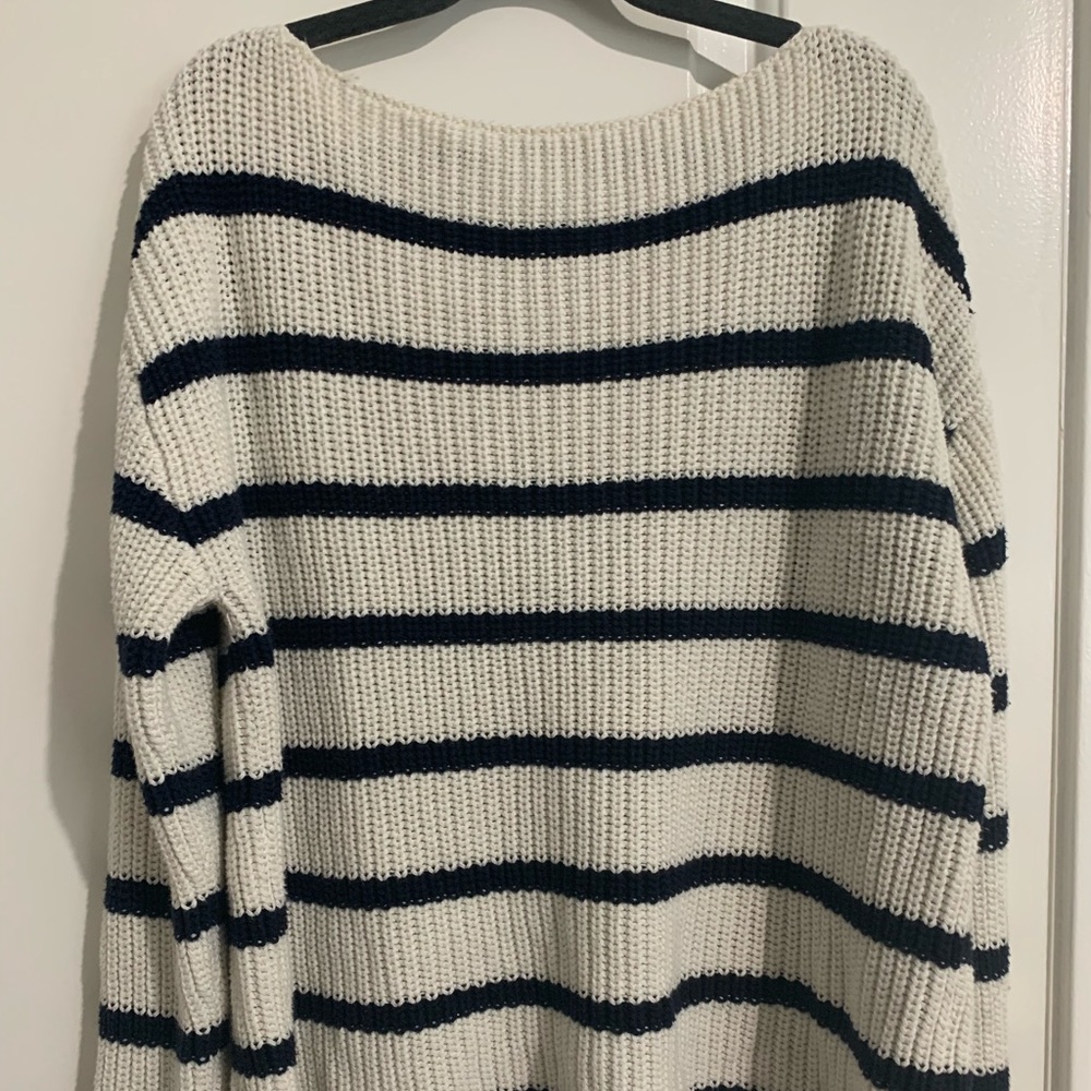h&m striped sweater